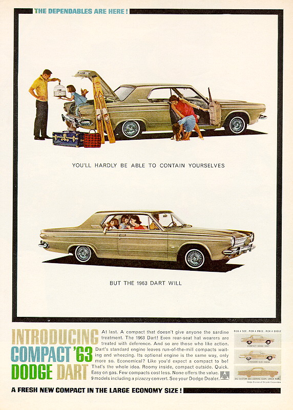 1963 Dodge Auto Advertising